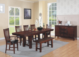 winners only retreat dining room set